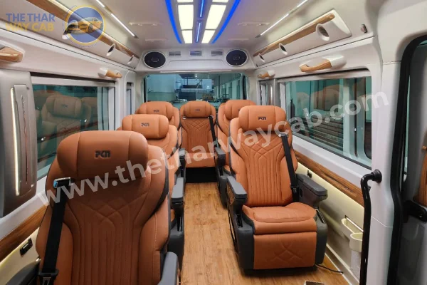 12 Seater Urbania Van on Rent in Jaisalmer