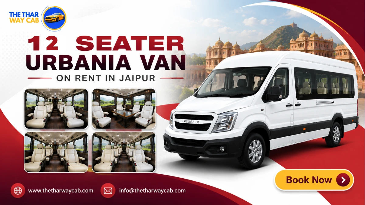 12 Seater Urbania Van on Rent in Jaipur
