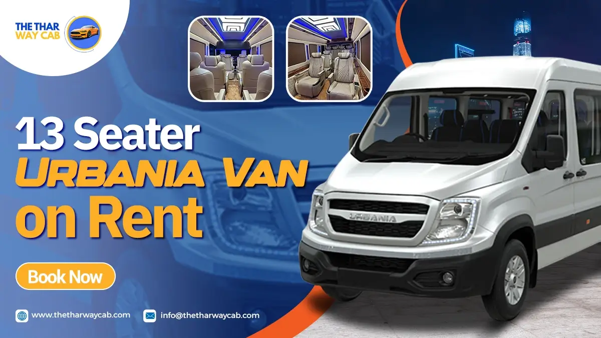 13 Seater Urbania Van on Rent in Jaipur