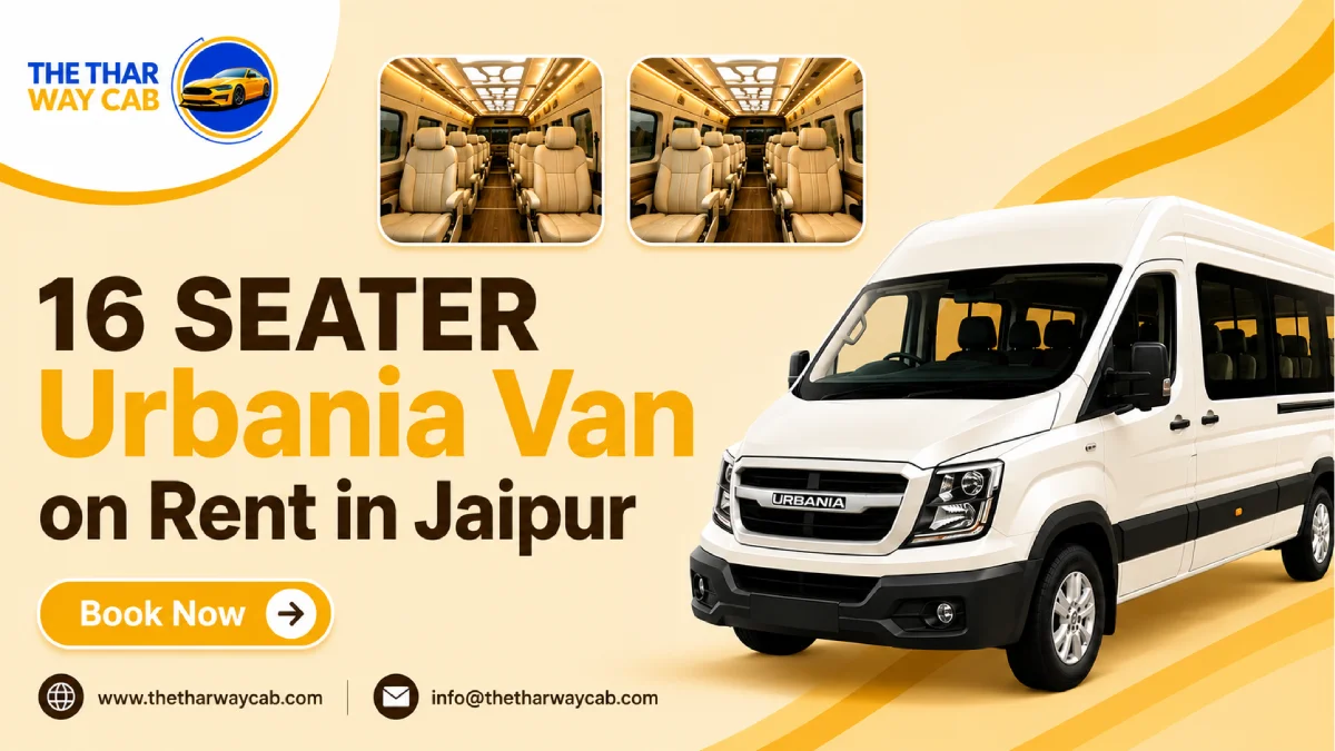 16 Seater Urbania Van on Rent in Jaipur