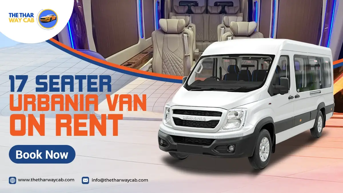 17 Seater Urbania Van on Rent in Jaipur