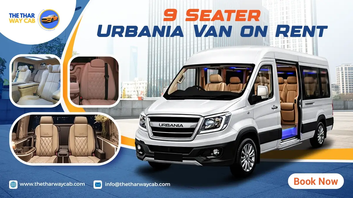 9 Seater Urbania Van on Rent in Jaipur