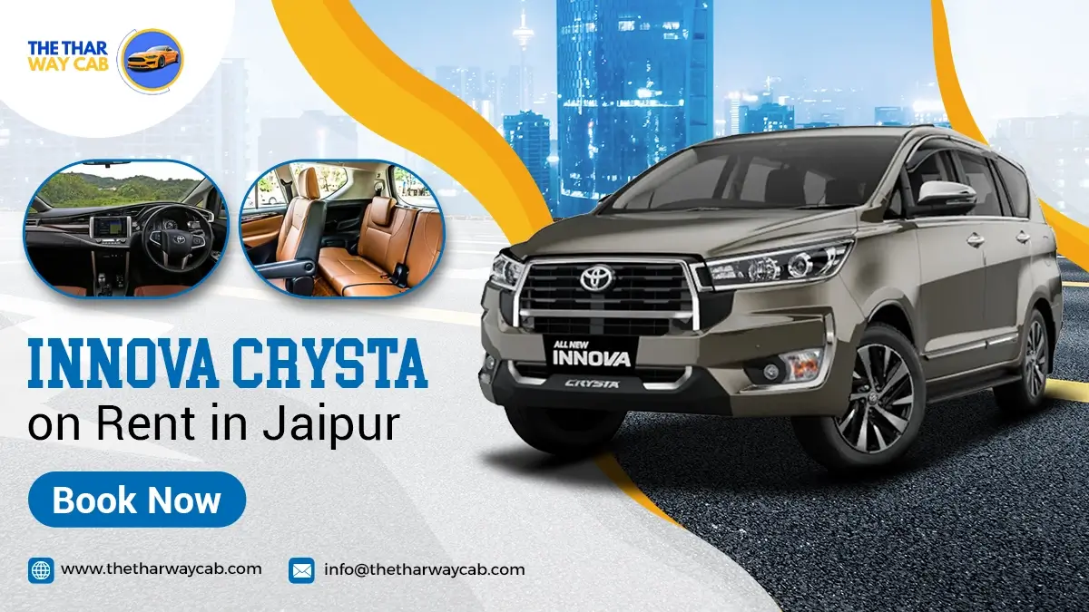 Innova Crysta on Rent in Jaipur
