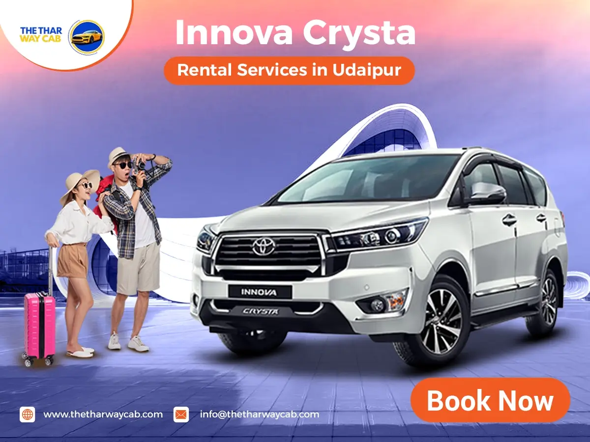 Innova Crysta Rental Service in Udaipur